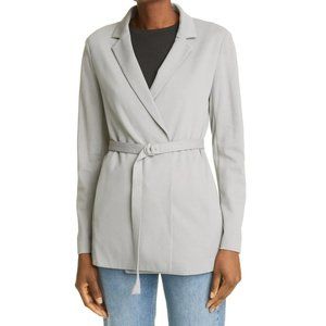 Club Monaco Women's Gray Perfect Belted Blazer Jacket Medium NWT